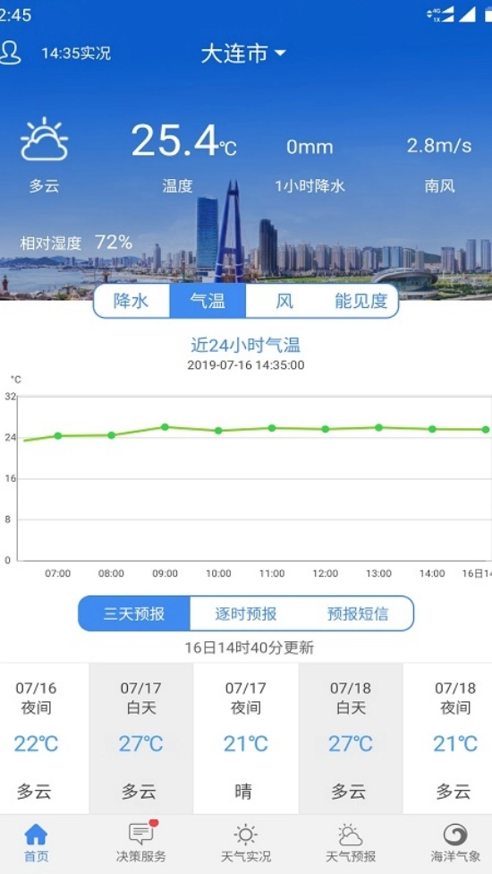 大连气象天气预报图2
