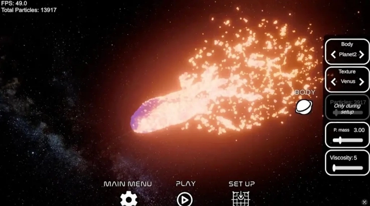 太空摧毁模拟器游戏