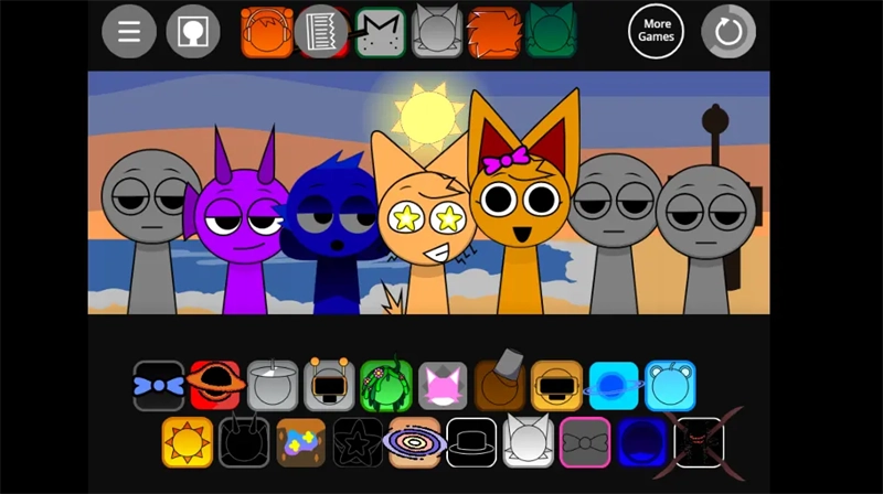 节奏盒子JustSprunkinAround游戏(节奏盒子Sproonki音乐大赛)(2)