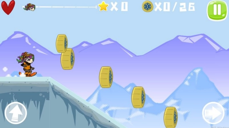 滑雪板女孩游戏(1)