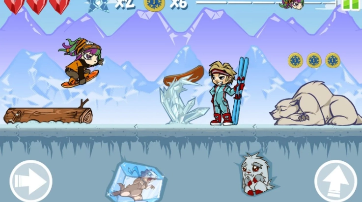 滑雪板女孩游戏(4)