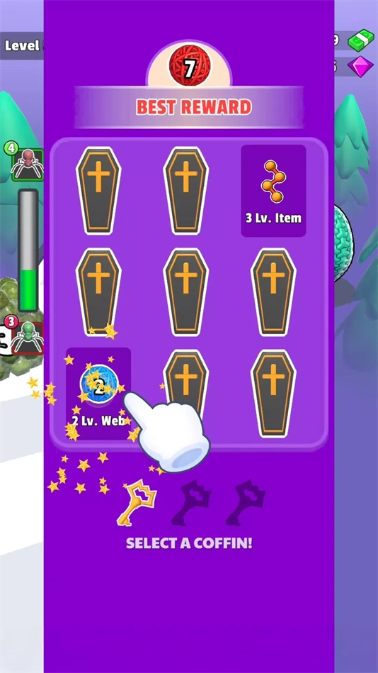 蜘蛛進(jìn)化3D最新版圖1