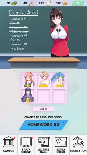 偶像校园模拟器游戏(IdleUniversity)(3)