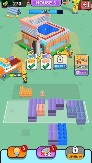 彩色积木建造者游戏(ColorfulBrickBuilder)4