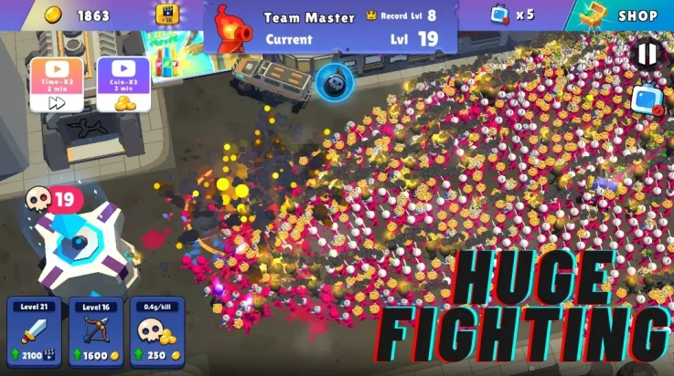 火柴人格斗小队游戏