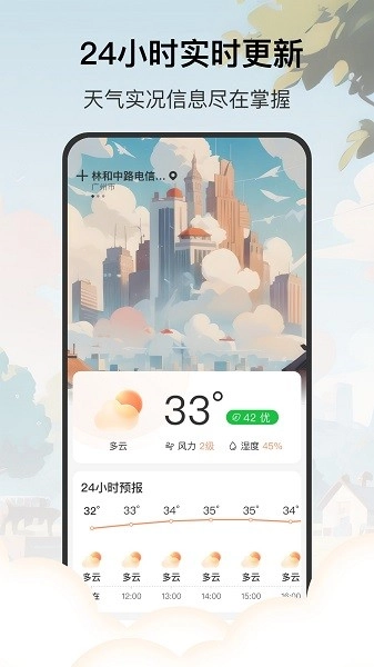 分时天气