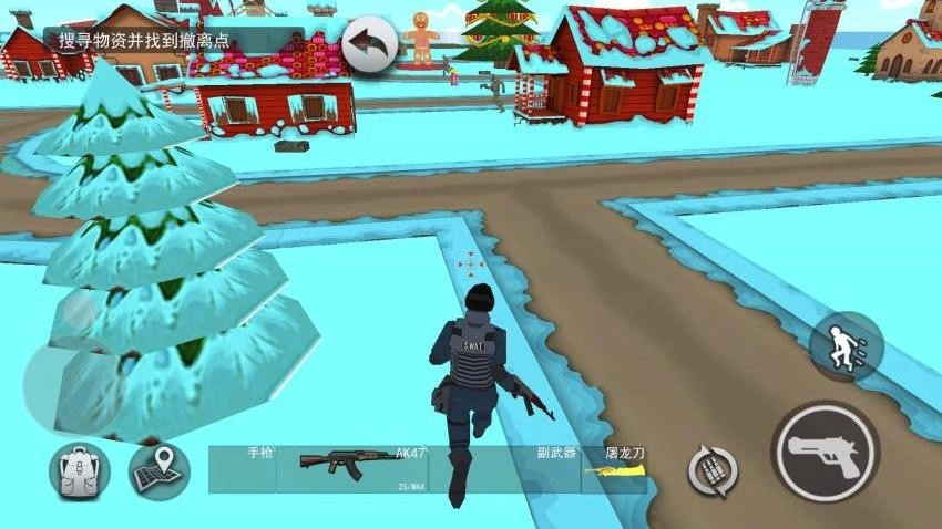 地铁逃生装人机