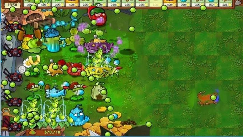 杂交植物勇战僵尸图1