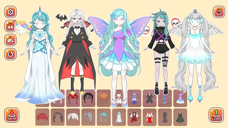 耀眼的公主打扮起来