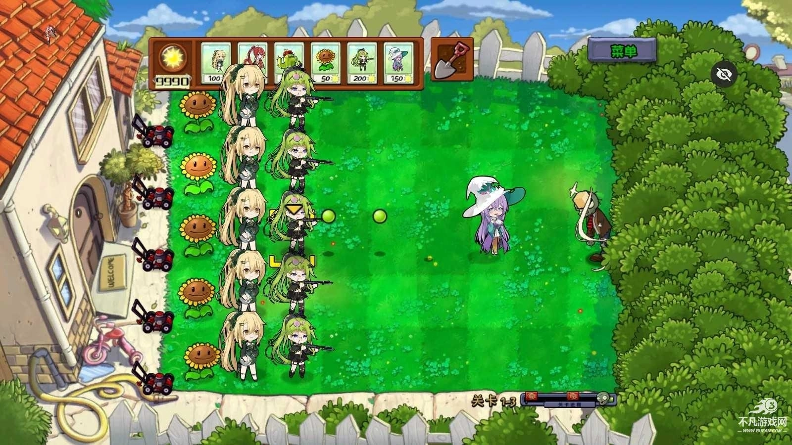 植物娘大战僵尸魅魔版