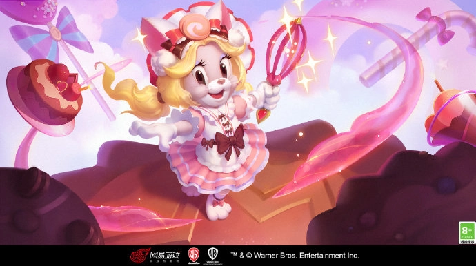 猫和老鼠手游里的苏蕊魔法甜品师皮肤到底好不好