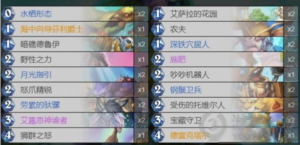 炉石传说花园德卡组玩法及搭配指南