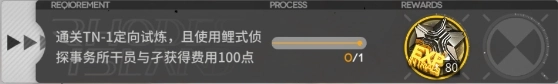 明日方舟TN1定向试炼如何搭配鲤式侦探事务所的干员来通关