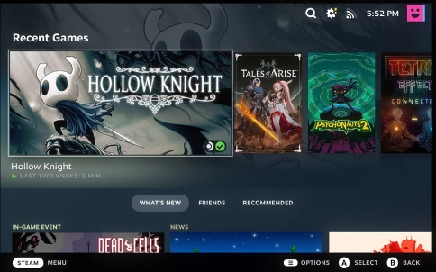 Steam的大屏幕模式迎来更新，现在已全面采用SteamDeckUI