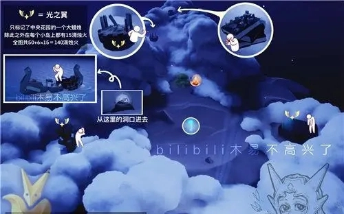 光遇全图150个光翼的具体位置介绍