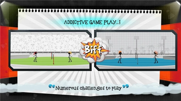 火柴人打羽毛球(5)