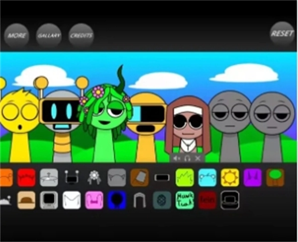 节奏盒子Sprunki简笔画图2