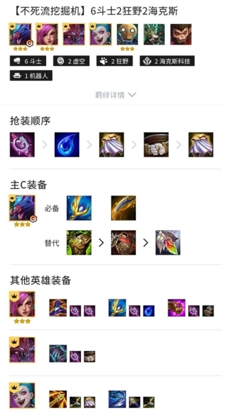 《金铲铲之战》中不死挖掘机阵容搭配与玩法攻略揭秘
