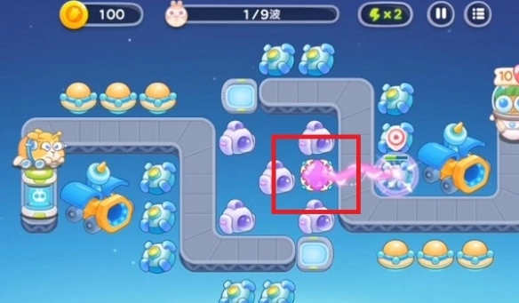 保卫萝卜4太空穿越第33关通关方法及图解攻略