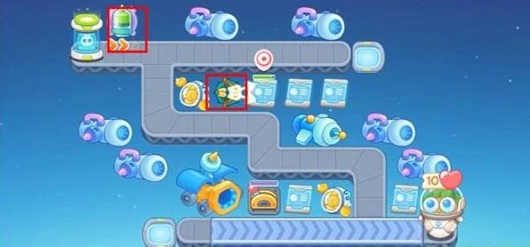 保卫萝卜4阿波尼克号第44关通关流程攻略：怎么过