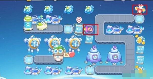 保卫萝卜4太空穿越第32关通关流程攻略：怎么过这一关