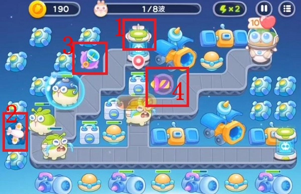 保卫萝卜4太空穿越第51关通关流程攻略，怎么过？