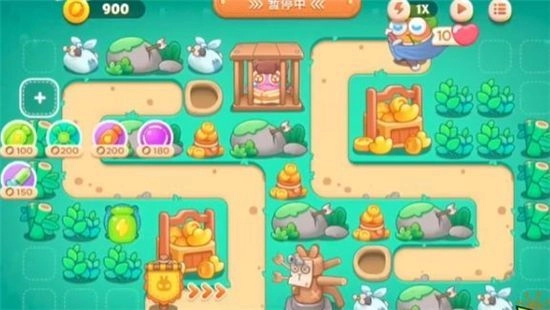 保卫萝卜4卧兔藏龙第40关通关流程攻略，该怎么过？