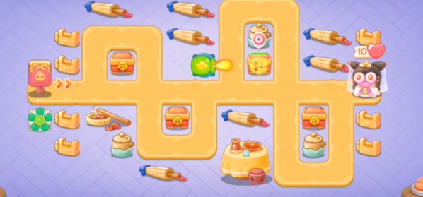 保卫萝卜4白萝卜传奇第8关通关流程攻略，怎么过这里看