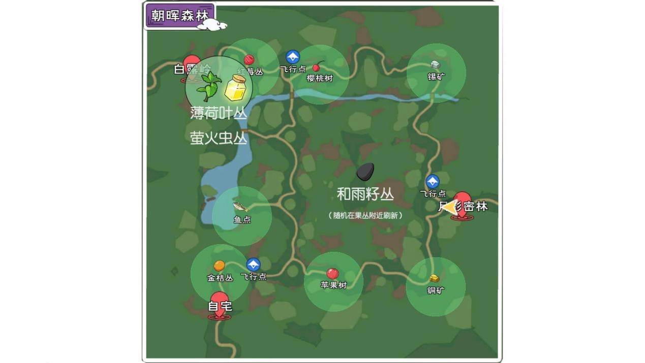 小森生活稀有资源位置分布的详细解析