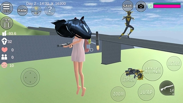 樱花校园模拟器蹦床的制作方法详细介绍