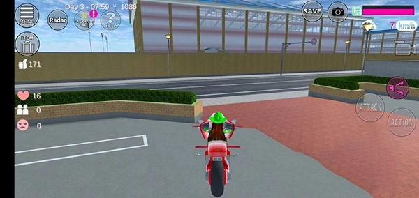 樱花校园模拟器中摩托车的位置在哪？摩托车位置详细介绍