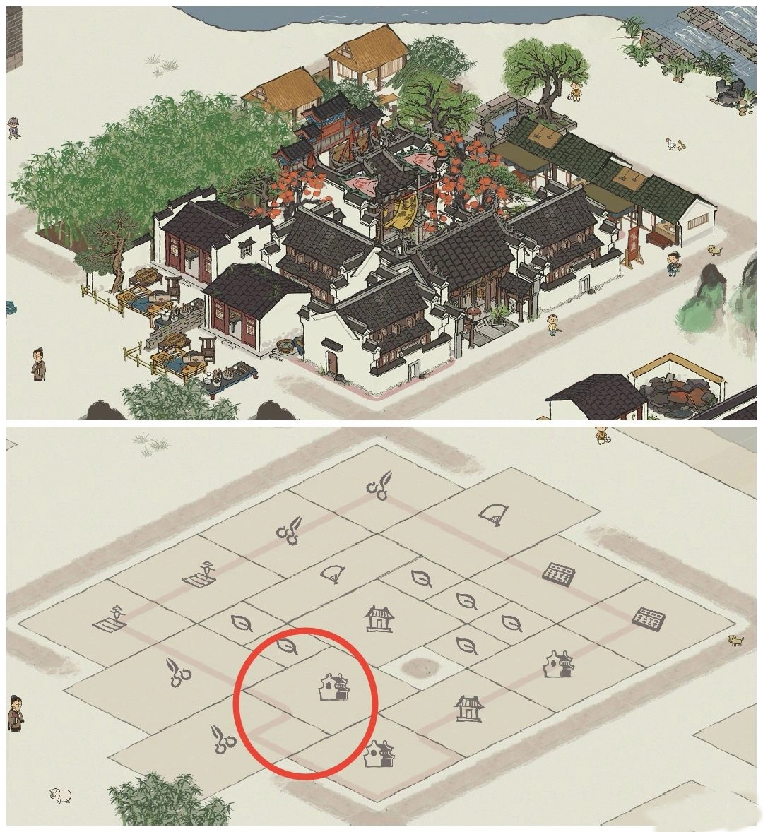 江南百景图汪氏家祠三升四的升级方法讲解