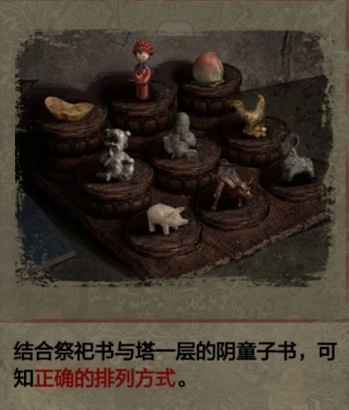 纸嫁衣2神鬼仙正确摆放排列方式的攻略