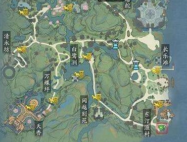 《天涯明月刀手游慕情坟墓位置坐标全览：坟墓究竟在哪？》