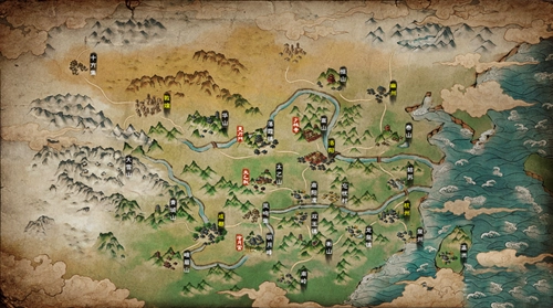 《烟雨江湖明月山所有坐标资源点大集合》