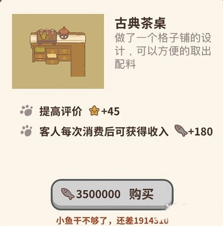 动物餐厅古典茶桌解锁方法及作用介绍攻略