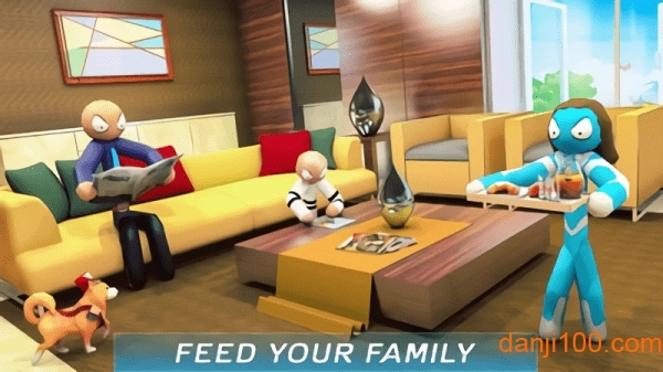 虚拟火柴人家庭冒险手游截图3