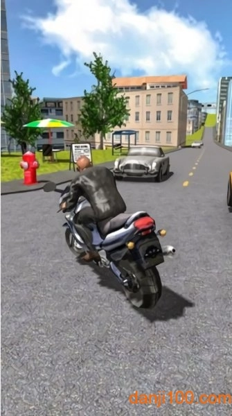 公路摩托遨游城市游戏图1
