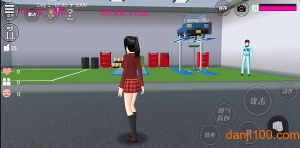 樱花少女校园模拟器汉化版图1
