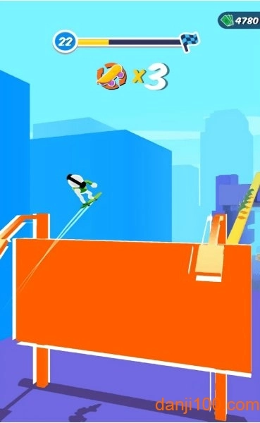 火柴人滑板英雄3d手游(stickmanskate)(1)
