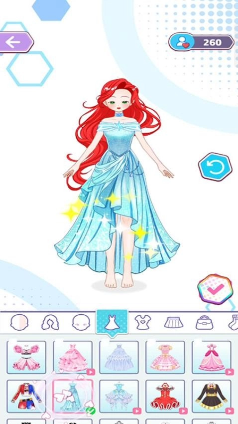梦幻少女换装游戏(4)