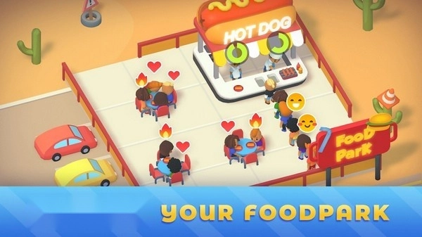 空闲食品公园大亨游戏图2