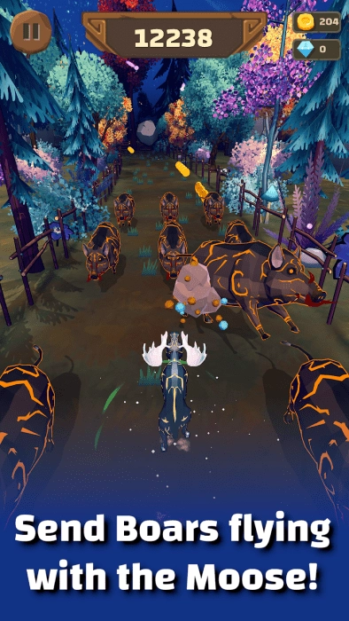 动物变形跑酷游戏