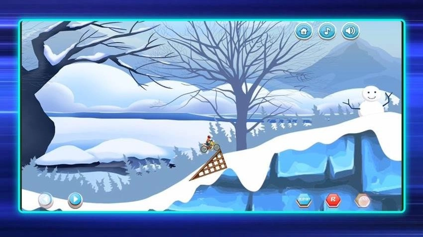 雪山摩托游戏(2)