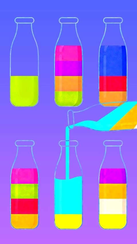 液体颜色水排序游戏图3