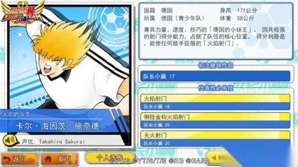 队长小翼最强十一人国际服