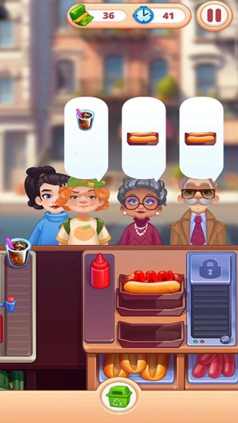 人人餐厅打工记游戏图3