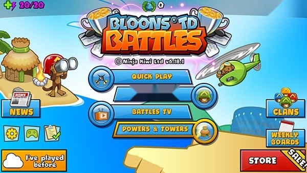 气球塔防对战游戏(BTDBattles)