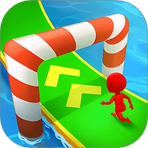 3D模拟水滑道游戏