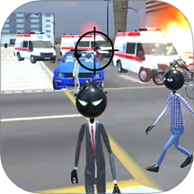 火柴人绳索侠客